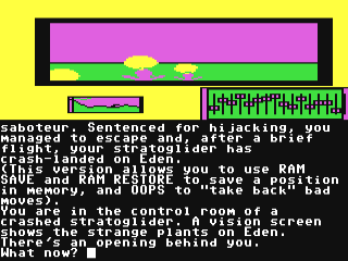 Silicon Dreams title screen for Commodore 64